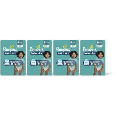 Pampers Baby Dry  luiers maat 8 - 4 stuks