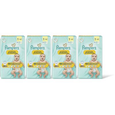 Pampers Premium Protection  luiers maat 1 - 4 stuks