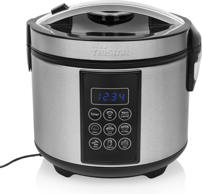 Tristar RK-6132 - Rijstkoker Multicooker - 500W - 1,5 Liter - 7 Programma's - Warmhoudfunctie