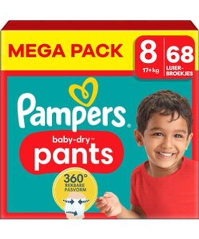 Pampers Baby Dry Pants  luierbroekjes maat 8 - 68 stuks