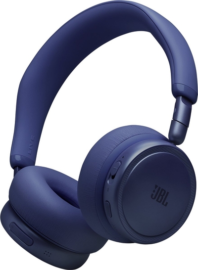 JBL Live 680NC - Draadloze Noise Cancelling Koptelefoon - Bluetooth On-Ear - 80 uur batterij - Multipoint - JBL Signature Sound - Blauw