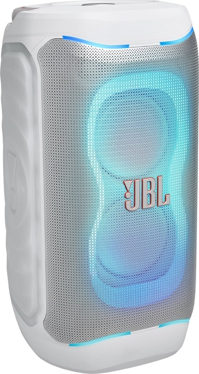 JBL PartyBox 130 - NIEUW - Draadloze Bluetooth Party Speaker - Opvouwbare Handgreep - Spatwaterdicht - LED verlichting - 15 uur - Wit