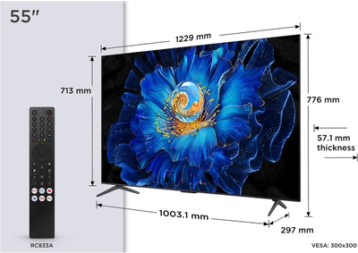 TCL 55C6KS - 55 inch - 4K QD-MiniLED - 2025