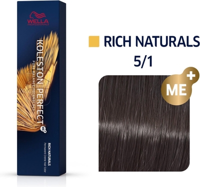 Wella Professionals Koleston Perfect Me+ - Haarverf - 5/1 Rich Naturals - 60ml