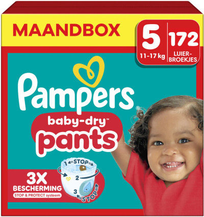 Pampers Baby Dry Pants  luierbroekjes maat 5 - 172 stuks