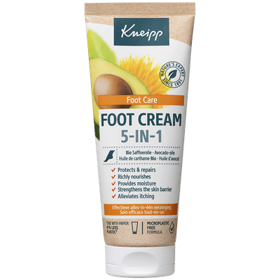 Gratis Kneipp Mini Massageolie | Kneipp Voetcrème 5-in-1 - 75ml