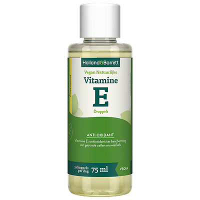 Holland & Barrett Vegan Natuurlijke Vitamine E Druppels - 75 ml