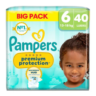 Pampers Premium Protection  luiers maat 6 - 120 stuks
