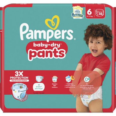 Pampers Baby Dry Pants  luierbroekjes maat 6 - 96 stuks