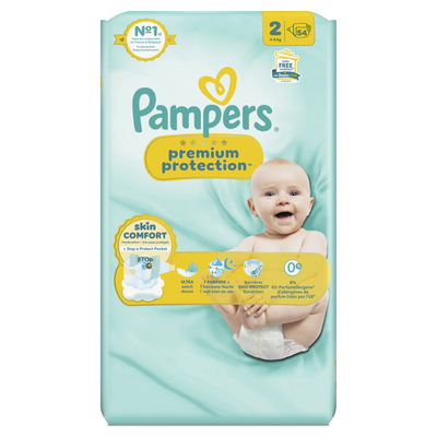 Pampers Premium Protection  luiers maat 2 - 108 stuks