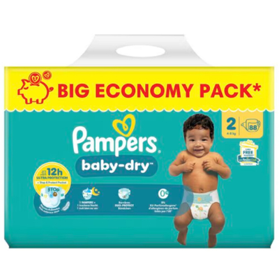 Pampers Baby Dry  luiers maat 2 - 176 stuks