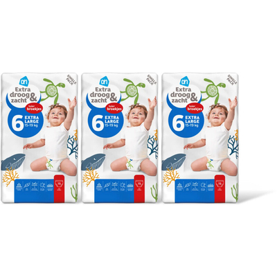 Albert Heijn Extra Droog & Zacht  luierbroekjes maat 6 - 3 stuks