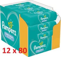 Pampers Fresh Clean billendoekjes - 960 stuks