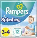 Pampers Splashers  zwemluiers maat 3-4 - 12 stuks