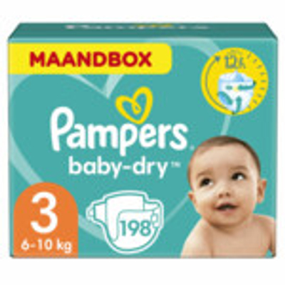 Pampers Baby Dry  luiers maat 3 - 198 stuks