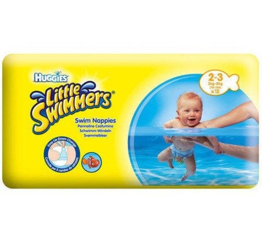 Huggies Little Swimmers zwemluier maat 2-3 - 12 zwemluiers