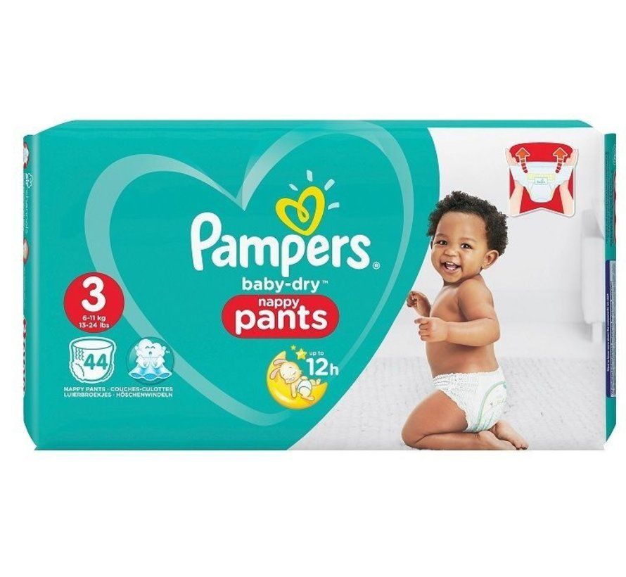 Pampers Baby Dry Pants maat 3 - 44 luierbroekjes