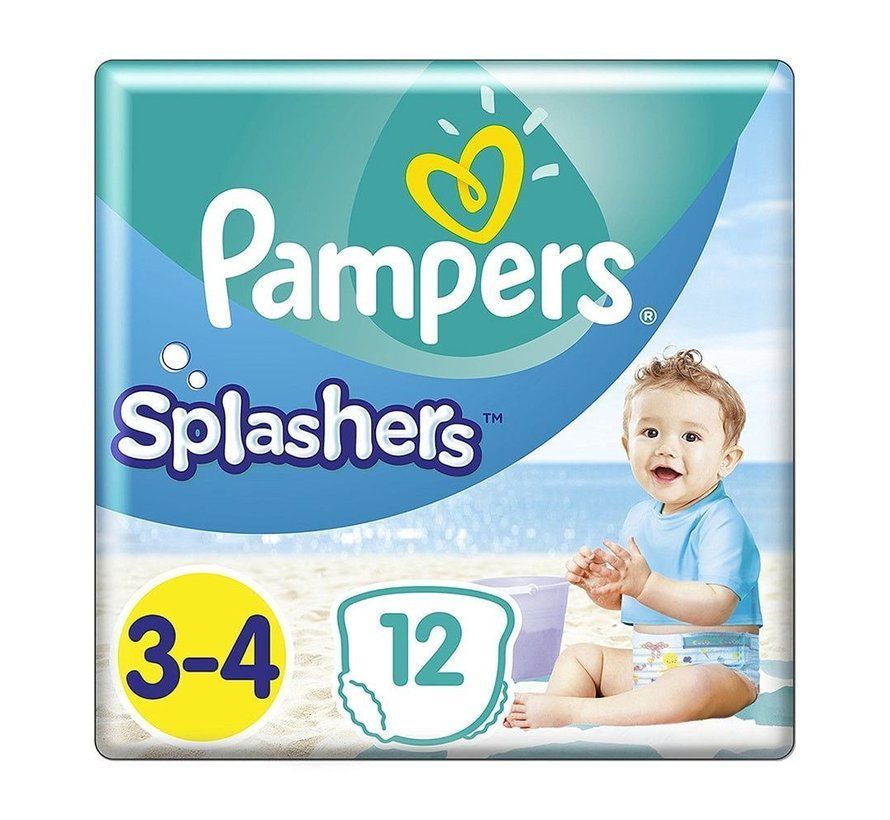 Pampers Splashers zwemluier maat 3-4 - 12 zwemluiers