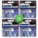 Gillette Sensor  scheermesjes - 20 stuks