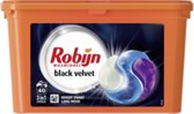 Robijn Black Velvet  wascapsules zwarte was - 40 wasbeurten