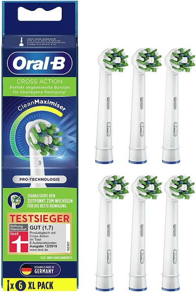 Oral-B CrossAction  opzetborstels - 6 stuks
