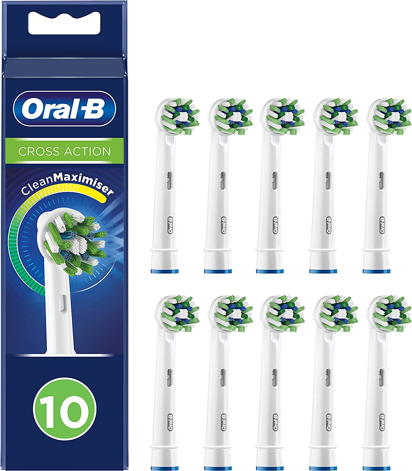 Oral-B CrossAction - 10 opzetborstels