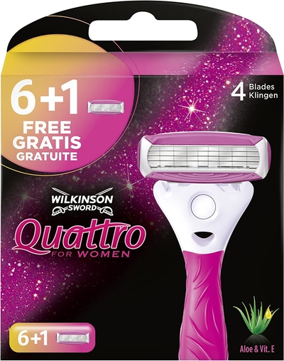 Wilkinson Quattro scheersystemen - 7 stuks