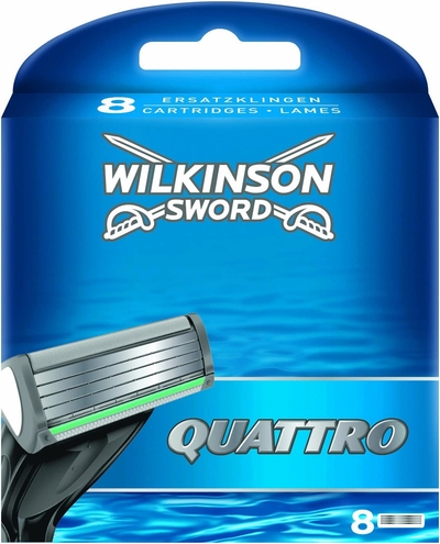Wilkinson Quattro scheermesjes - 8 stuks