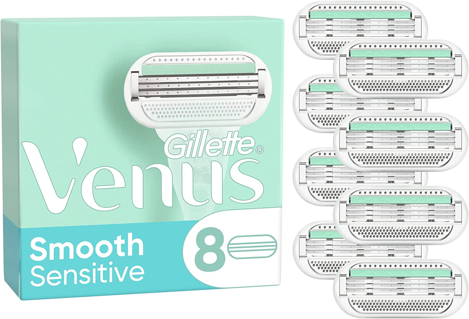 Gillette Venus Smooth scheermesjes - 8 stuks