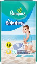 Pampers Splashers  zwemluiers maat 4-5 - 11 stuks