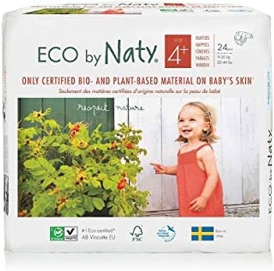 Eco by Naty  luiers maat 4 plus - 24 stuks