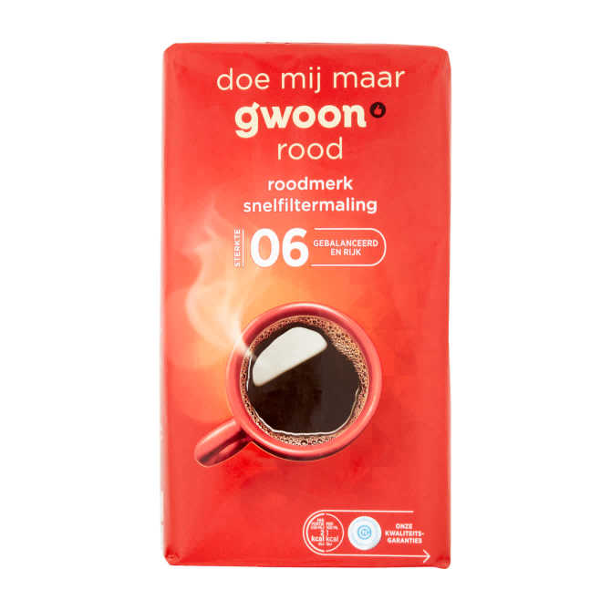 G'woon filterkoffie - 500 gram