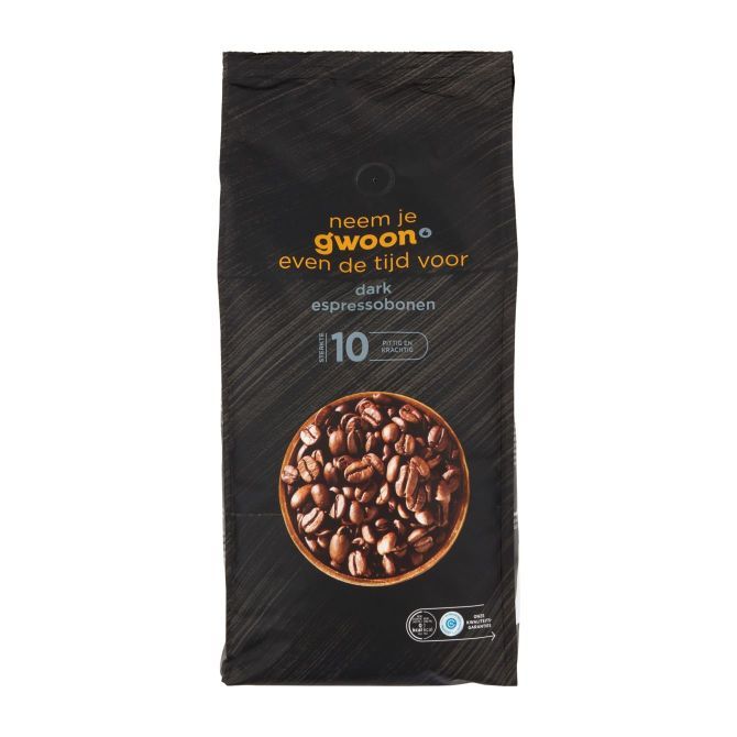 G'woon koffiebonen - Espresso - 1000 gram