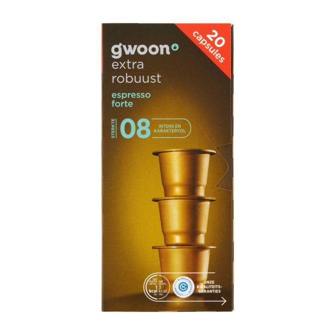 G'woon - Espresso - 20 koffiecups