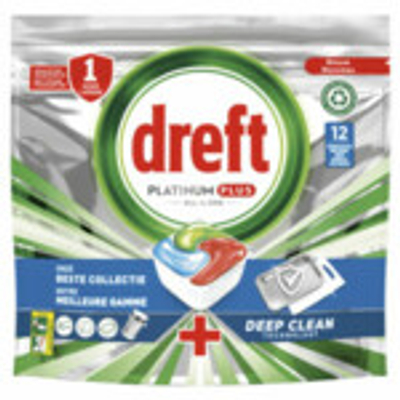 Dreft Plus vaatwastabletten  - 10 wasbeurten