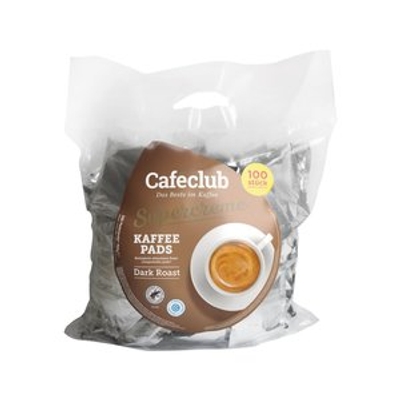 Cafeclub Caféclub Dark Roast 100 pads Koffiepads