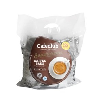 Cafeclub Caféclub Extra Dark 100 pads Koffiepads
