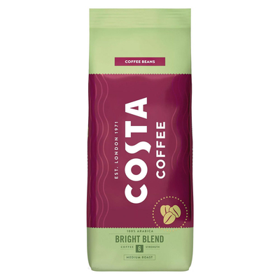 Costa Coffee Bright Blend - koffiebonen - 1000 gram