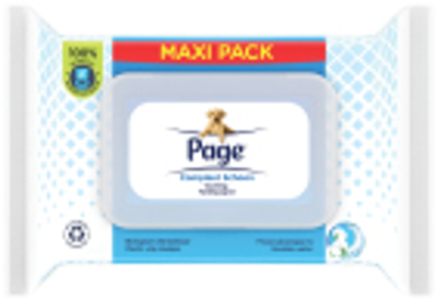 Page vochtig toiletpapier - 76 doekjes