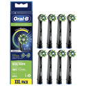 Oral-B CrossAction Black  opzetborstels - 8 stuks