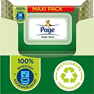 Page Aloe Vera vochtig toiletpapier - 444 doekjes