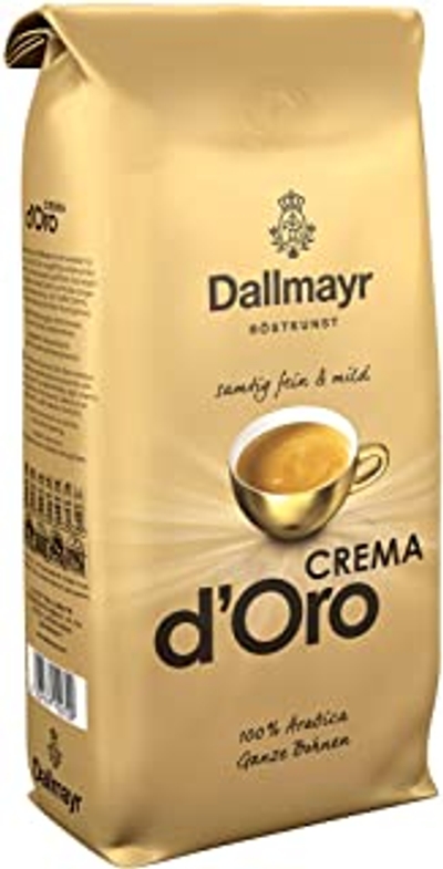Dallmayr Koffie Crema D'Oro Mild En Fijne Koffiebonen, Per Stuk Verpakt 1 X 1000 G Zak