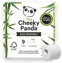 Cheeky Panda 3-laags toiletpapier - 9 rollen