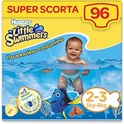 Huggies Little Swimmers  zwemluiers maat 2-3 - 96 stuks