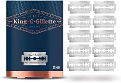 Gillette King C. Gillette Double Edge scheermesjes - 10 stuks