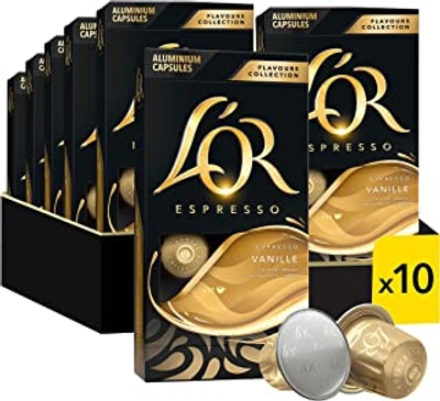 L'OR Espresso Flavoured Vanilla - 10 x 10 Nespresso koffiecups