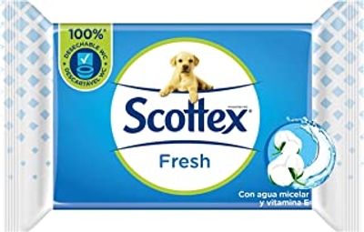 Scottex vochtig toiletpapier - 456 doekjes
