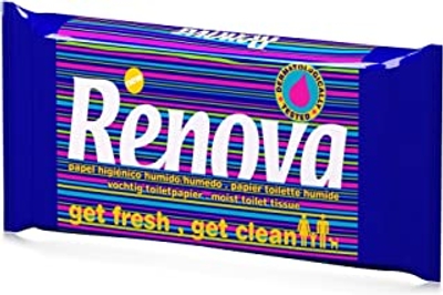 Renova vochtig toiletpapier - 12 doekjes