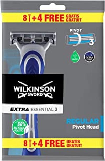 Wilkinson Extra 3 wegwerpmesjes - 12 stuks