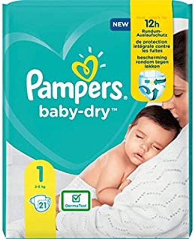 Pampers Baby Dry  luiers maat 1 - 21 stuks